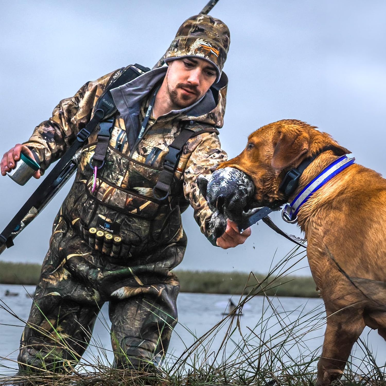 Fishing Waders for Men,Hunting and Waterproof Neoprene Wader for Men with 600G Insulation and Includes Boots - Image 5